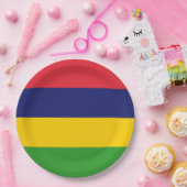 Mauritius-Flagge Pappteller (Party)