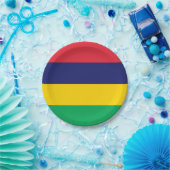Mauritius-Flagge Pappteller (Party)