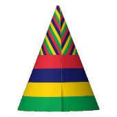 Mauritius-Flagge Partyhütchen (Rückseite)