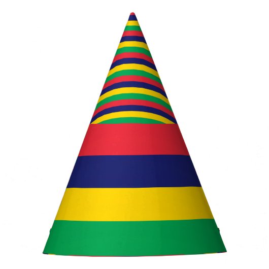 Mauritius-Flagge Partyhütchen (Vorderseite)