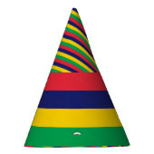 Mauritius-Flagge Partyhütchen (Rechts)