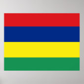 Mauritius-Flagge Poster (Vorne)