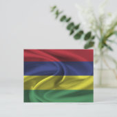 Mauritius-Flagge Postkarte (Stehend Vorderseite)