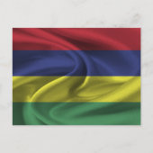 Mauritius-Flagge Postkarte (Vorderseite)