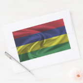 Mauritius-Flagge Rechteckiger Aufkleber (Umschlag)