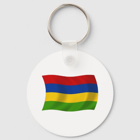 Mauritius-Flagge Schlüsselanhänger (Vorderseite)