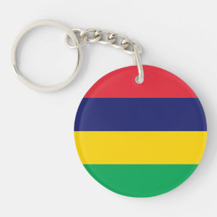 Mauritius-Flagge Schlüsselanhänger