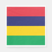 Mauritius-Flagge Serviette (Vorderseite)