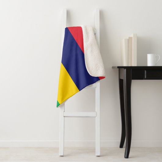 Mauritius-Flagge Sherpadecke (Beispiel)