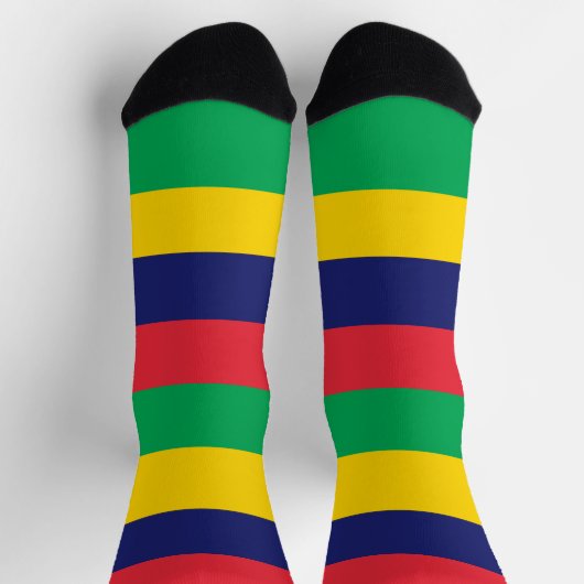 Mauritius-Flagge Socken (Oben)