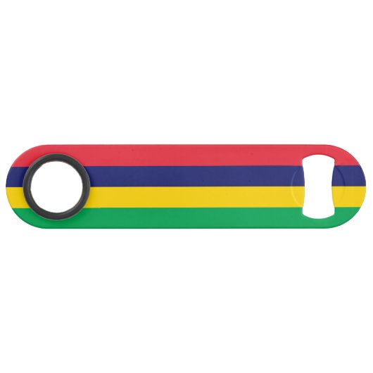 Mauritius-Flagge Speed Flaschenöffner (Vorderseite (Horizontal))