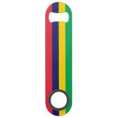 Mauritius-Flagge Speed Flaschenöffner (Rückseite)