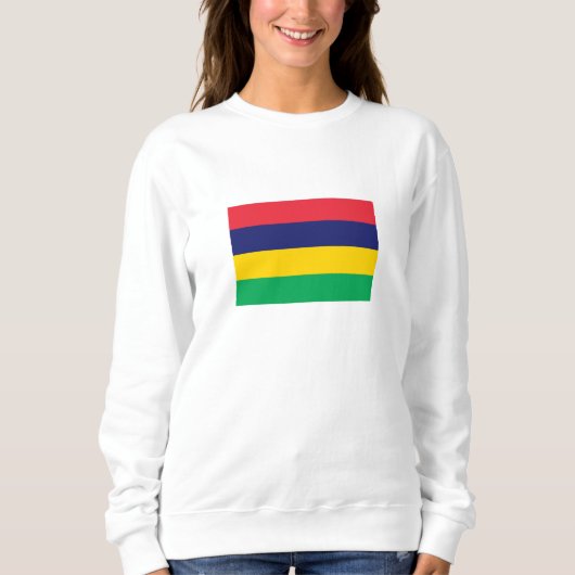 Mauritius-Flagge Sweatshirt (Vorderseite)