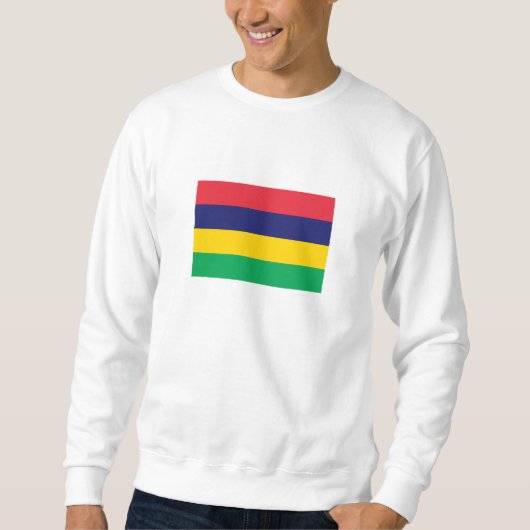 Mauritius-Flagge Sweatshirt (Vorderseite)
