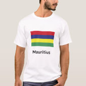 Mauritius-Flagge T-Shirt (Vorderseite)