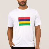 Mauritius-Flagge T-Shirt (Vorderseite)