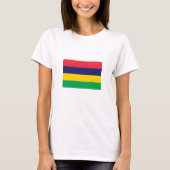 Mauritius-Flagge T-Shirt (Vorderseite)