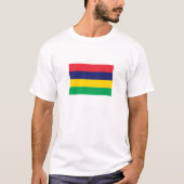 Mauritius-Flagge T-Shirt (Vorderseite)