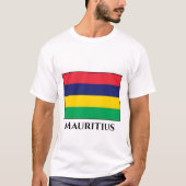 Mauritius-Flagge T-Shirt (Vorderseite)