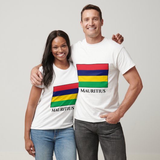 Mauritius-Flagge T-Shirt (Unisex)