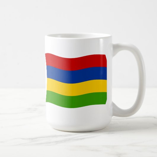 Mauritius-Flagge Tasse (Rechts)
