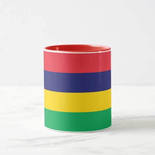 Mauritius-Flagge Tasse (Zentrum)