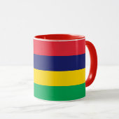 Mauritius-Flagge Tasse (VorderseiteRechts)