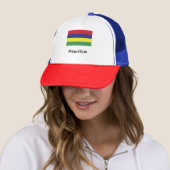 Mauritius-Flagge Truckerkappe (Beispiel)