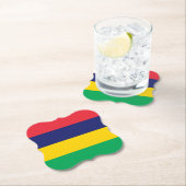 Mauritius-Flagge Untersetzer (Vor Ort)