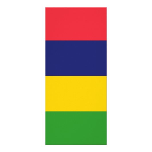 Mauritius-Flagge Werbekarte (Vorne)