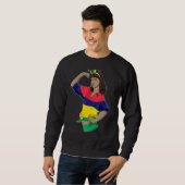 Mauritius Girl Unbrechable Mauritius Heritage Maur Sweatshirt (Vorne ganz)