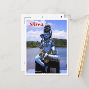 Mauritius - Gott Shiva - Postkarte