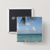 Mauritius, Grand Baie. In den Button (Vorne & Hinten)