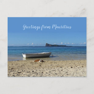 Mauritius Greetings von Cap Malheureux Postkarte
