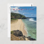 Mauritius Gris Gris Beach View Postkarte (Vorne/Hinten)