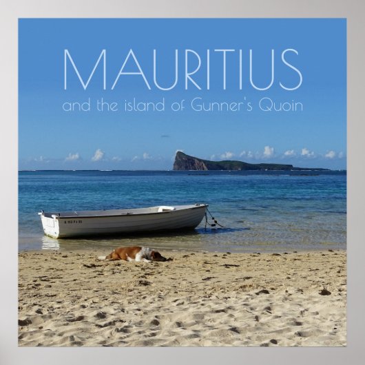 Mauritius & Gunner's Quoin Poster (Vorne)