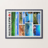 Mauritius - I Liebe - Puzzle (Horizontal)
