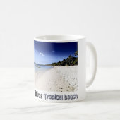Mauritius - I Liebe - Tropischer Strand - Kaffeetasse (VorderseiteRechts)