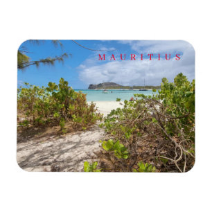 Mauritius Ilot Gabriel Beach View Magnet