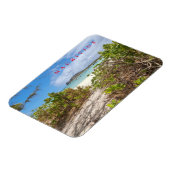 Mauritius Ilot Gabriel Beach View Magnet (Linke Seite)