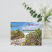 Mauritius Ilot Gabriel Beach View Postkarte (Stehend Vorderseite)