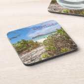 Mauritius Ilot Gabriel Beach View Untersetzer (Linke Seite)
