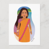 Mauritius, Indian Matryoshka Postcard Postkarte (Vorderseite)
