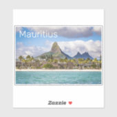 Mauritius Indian Ocean Flic En Flac Beach Souvenir Aufkleber (Blatt)