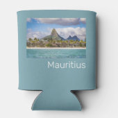 Mauritius Indian Ocean Flic En Flac Beach Souvenir Dosenkühler (Rückseite)