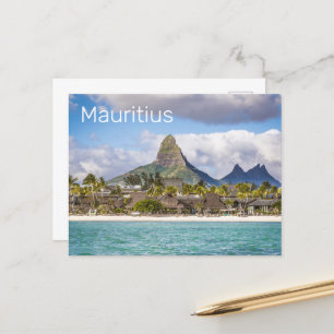 Mauritius Indian Ocean Flic En Flac Beach Souvenir Feiertagspostkarte
