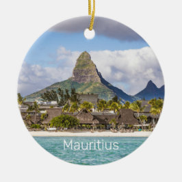 Mauritius Indian Ocean Flic En Flac Beach Souvenir Keramik Ornament