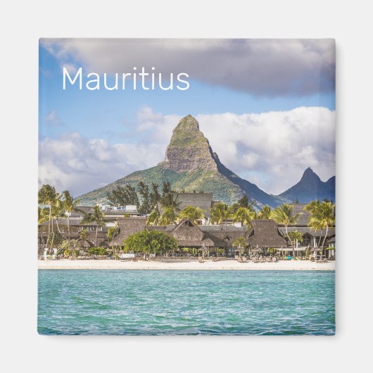 Mauritius Indian Ocean Flic En Flac Beach Souvenir Magnet (Vorne)