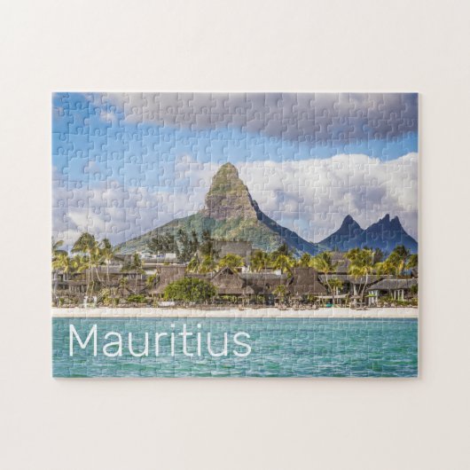 Mauritius Indian Ocean Flic En Flac Beach Souvenir Puzzle (Horizontal)