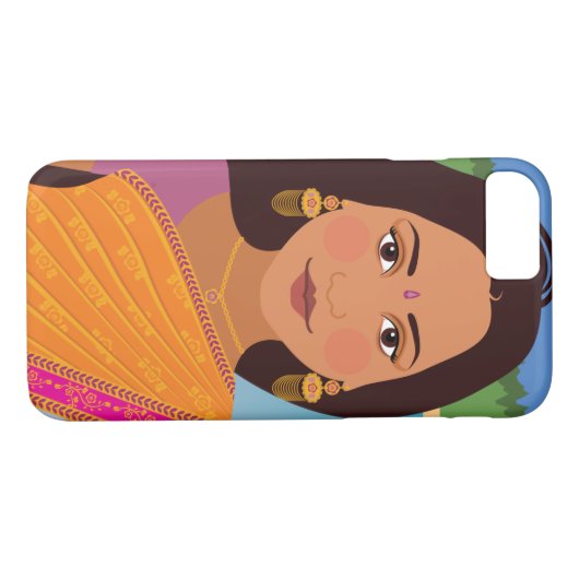 Mauritius, indischer Fall Matryoshka Case-Mate iPhone Hülle (Rückseite (Horizontal))